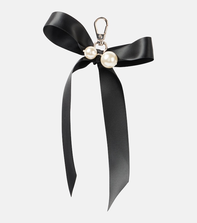 Faux pearl-embellished keychain | Simone Rocha