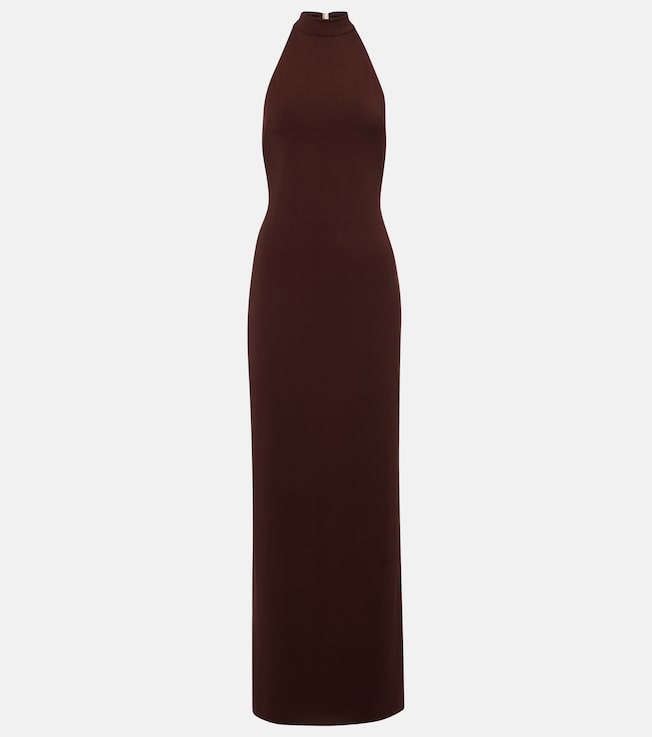 Carrie halterneck jersey maxi dress | Bananhot