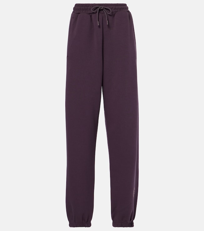 Cotton-blend fleece sweatpants | Adidas by Stella McCartney