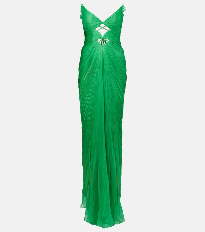 Cassiopea silk gown | Maria Lucia Hohan