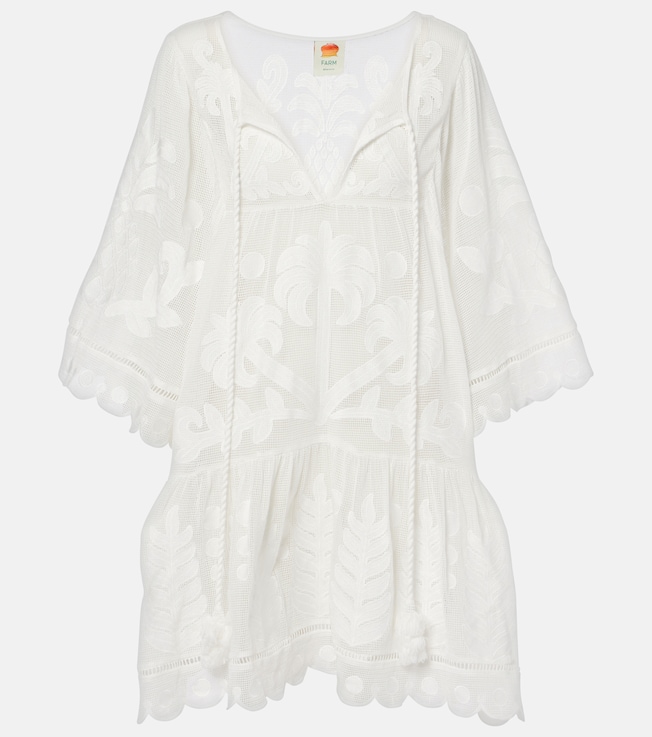 Palm Tree cotton beach cover-up | Farm Rio