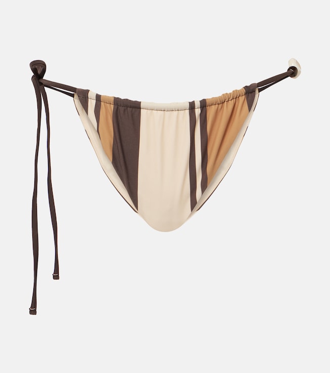 Mahogany striped bikini bottoms | SIR