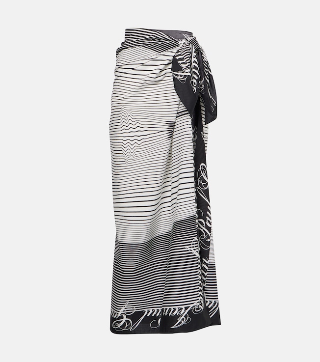 The Navy Blue Body Morphing beach cover-up | Jean Paul Gaultier