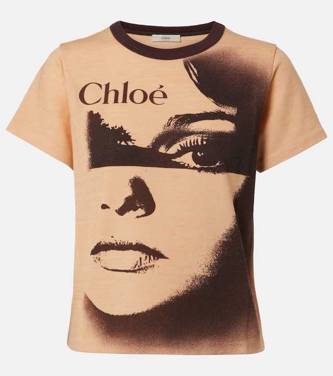 Logo printed jersey T-shirt | Chloé