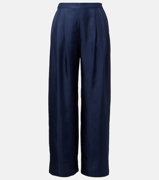 Isola silk wide-leg pants | Asceno