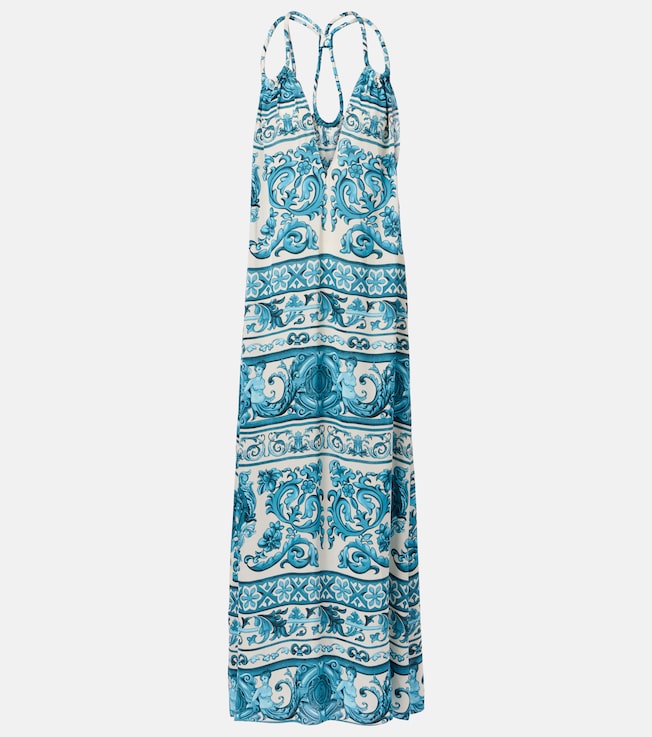 Satin maxi dress | Adriana Degreas