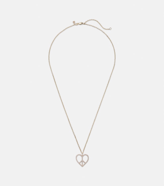 14kt gold necklace with diamonds | Sydney Evan