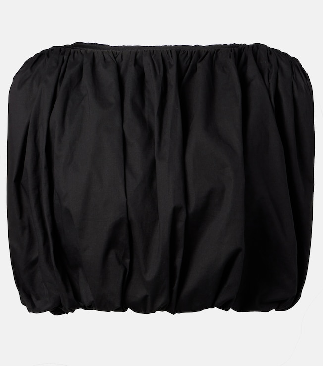 Inamorata cotton-blend crop top | Adriana Degreas