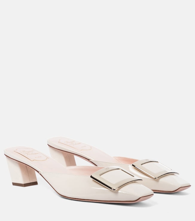 Belle Vivier 45 patent leather mules | Roger Vivier