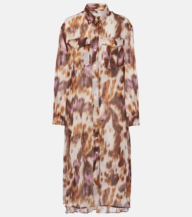 Elaine printed cotton shirt dress | Marant Etoile
