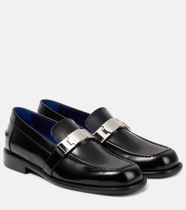 Tower leather loafers | Burberry