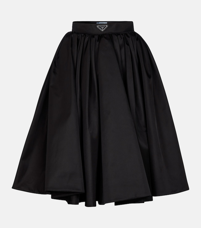 Re-Nylon pleated midi skirt | Prada