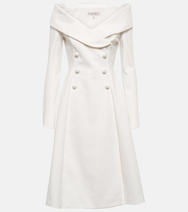 Emotional Essence off-shoulder midi dress | Dorothee Schumacher
