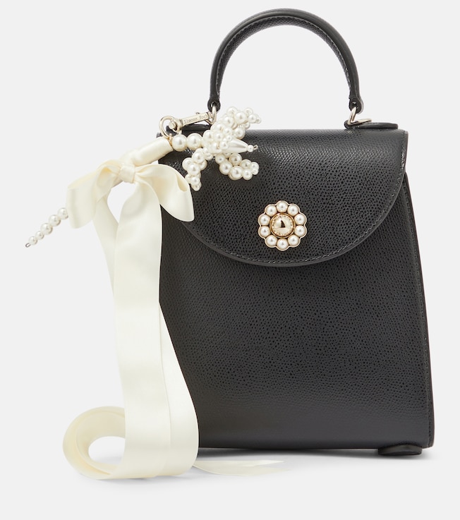 Valentine Mini leather tote bag  | Simone Rocha