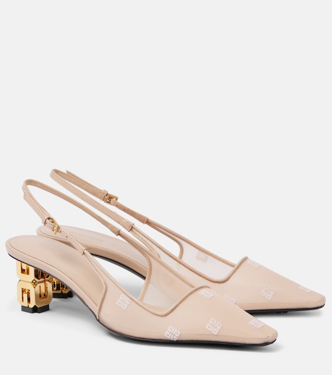 G Cube 4G mesh slingback pumps | Givenchy