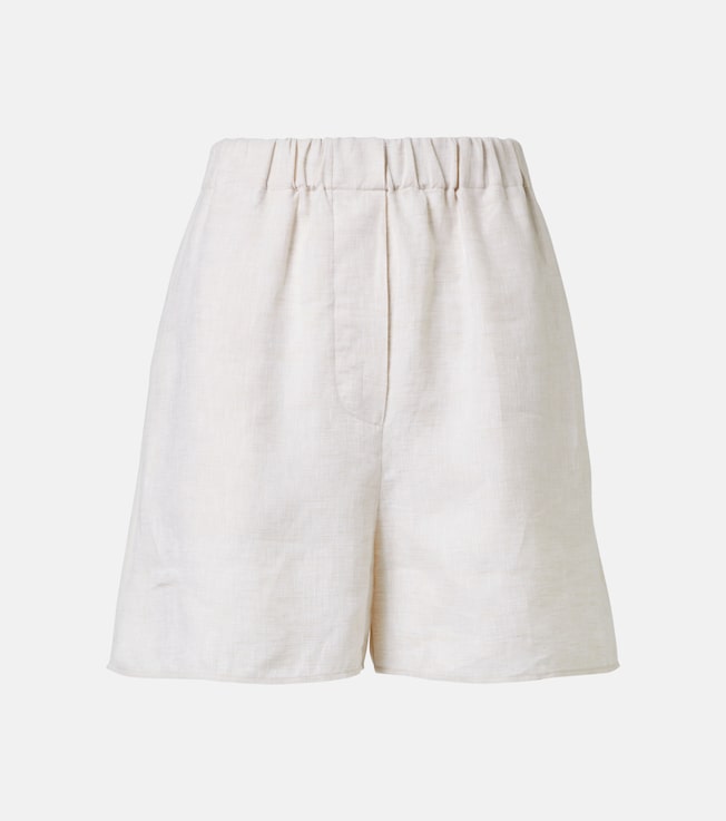 Angelo linen Bermuda shorts | Loro Piana