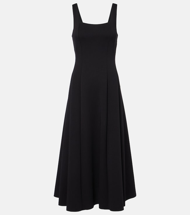 Platani pleated cotton-blend midi dress | 'S Max Mara