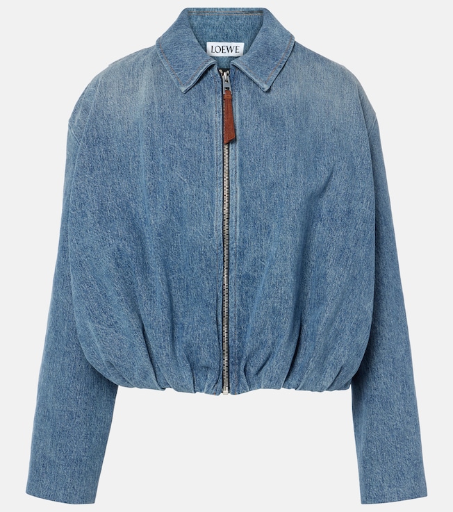 Draped denim jacket | Loewe