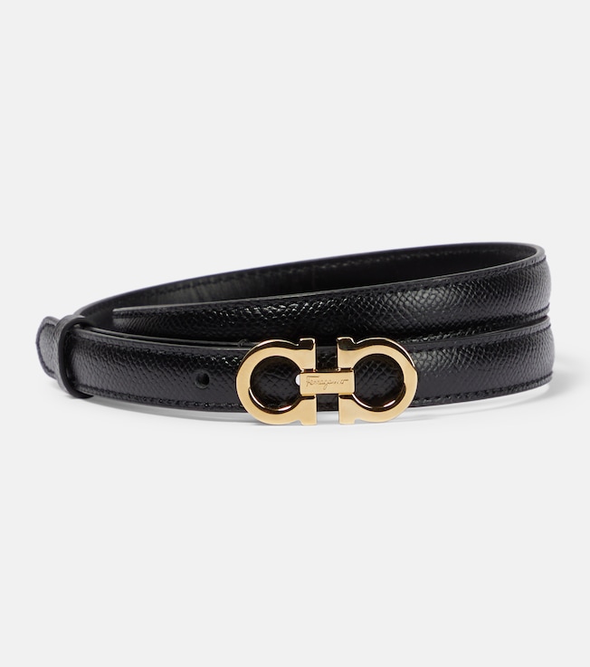 Gancini leather belt | Ferragamo
