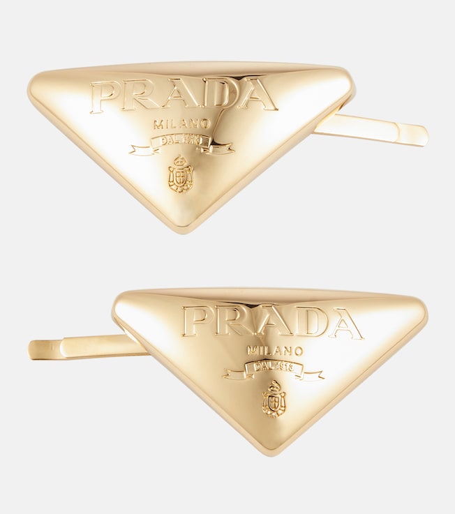 Logo hair clip | Prada