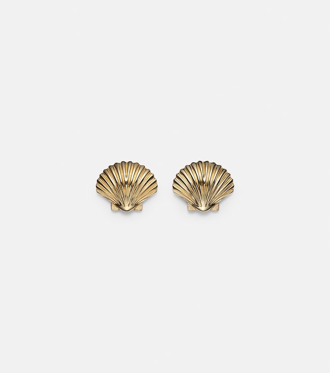 Venus Large 14kt gold earrings  | Mateo
