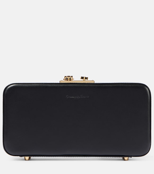 Valì leather clutch | Gianvito Rossi