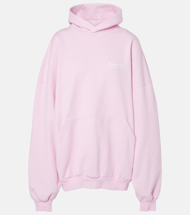 Oversized cotton jersey hoodie | Balenciaga