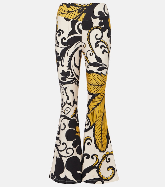 Meditation printed fleece flared pants | La DoubleJ