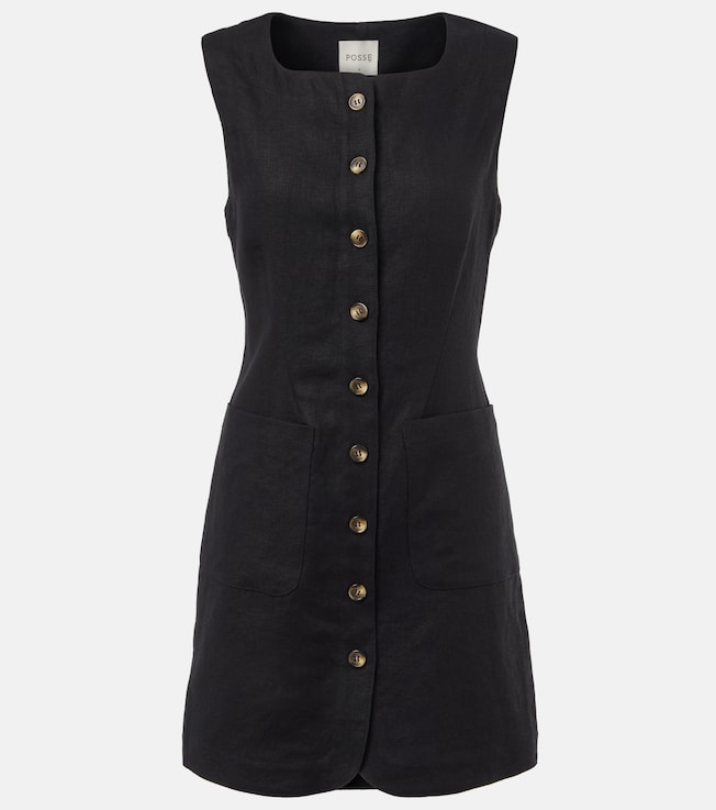 Emma linen minidress | Posse