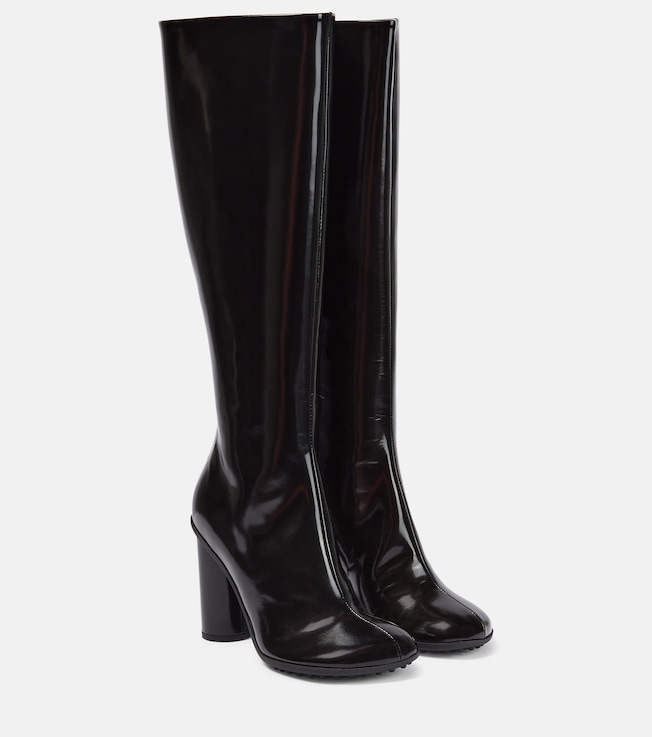 Leather knee-high boots | Bottega Veneta