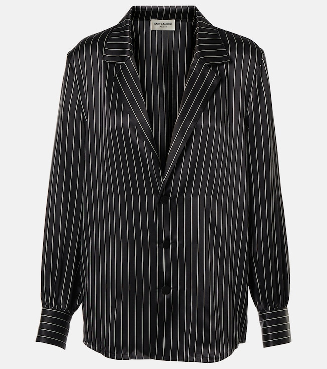 Silk satin shirt | Saint Laurent
