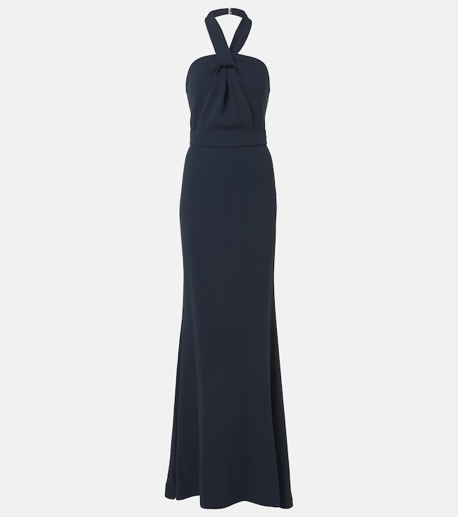 Halterneck cady gown | Elie Saab