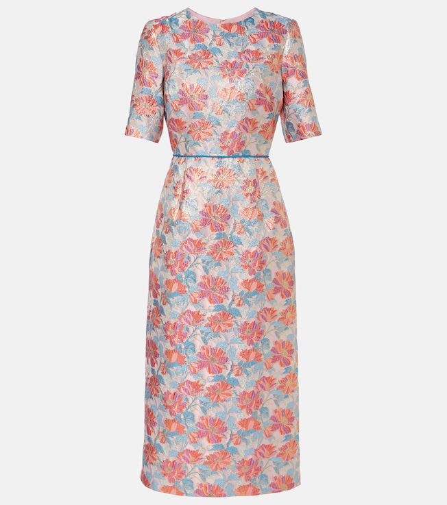 Metallic brocade cocktail dress | Markarian
