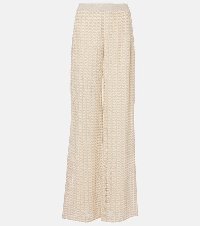 Lamé wide-leg pants | Missoni