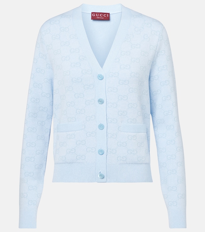 GG cotton jacquard cardigan | Gucci