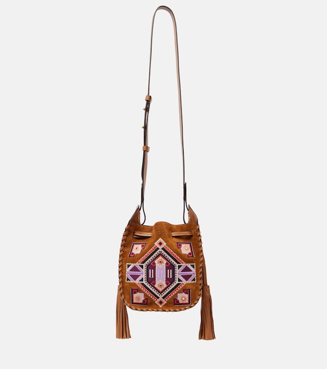 Silao Mini suede and leather bucket bag | Isabel Marant