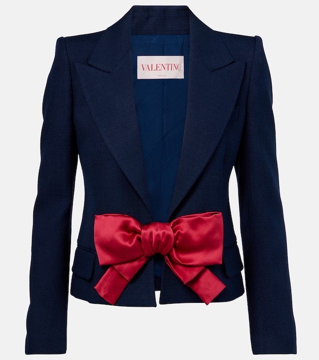 Bow-detail blazer | Valentino