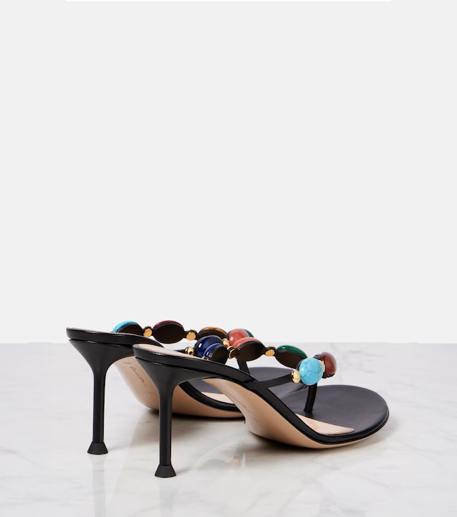 Shanti embellished leather sandals | Gianvito Rossi
