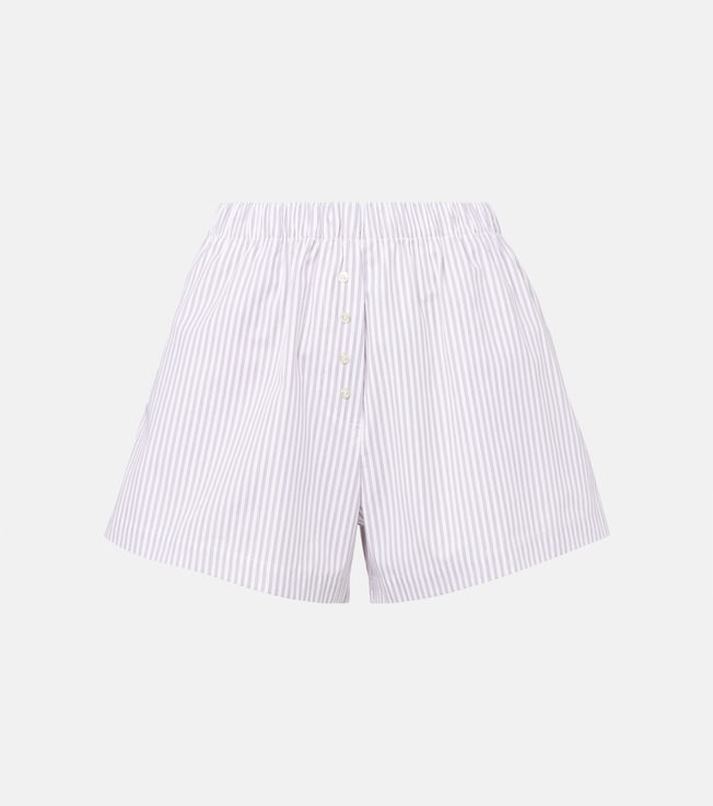 Yoshi striped cotton-blend twill boxers | Leset