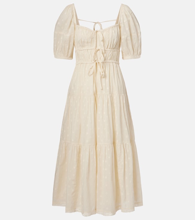 Palma gathered cotton maxi dress | Ulla Johnson