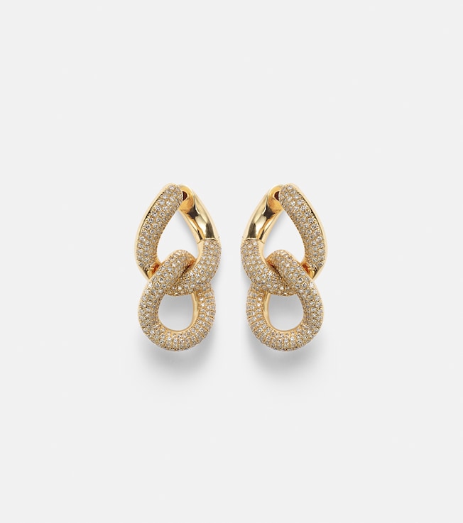 18kt gold earrings with diamonds | Shay Jewelry