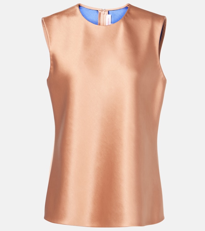 Satin top | Carolina Herrera