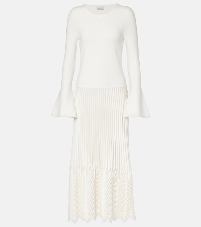 Damoni pleated midi dress | Simkhai