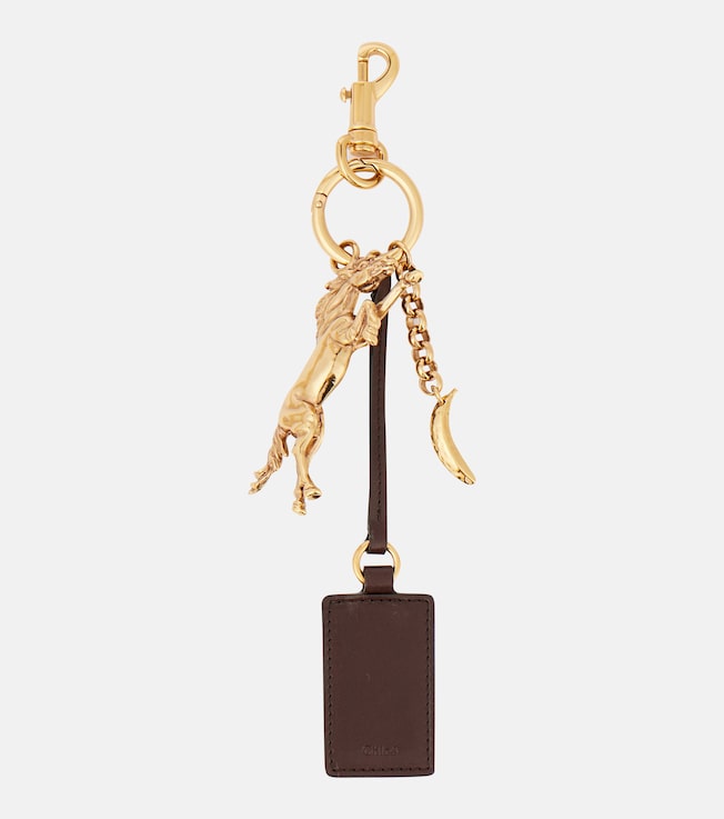 Kerala 25 leather bag charm | Chloé