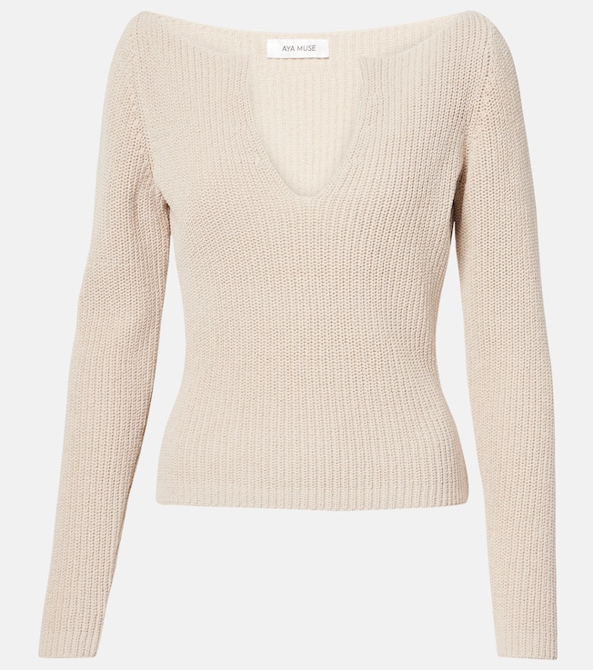 Caeli cotton-blend top | Aya Muse