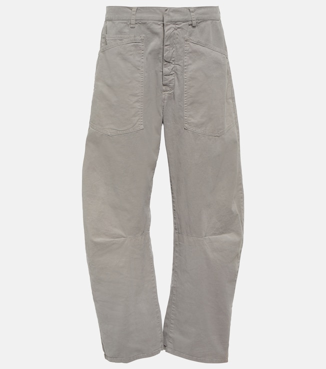 Shon high-rise twill pants | Nili Lotan