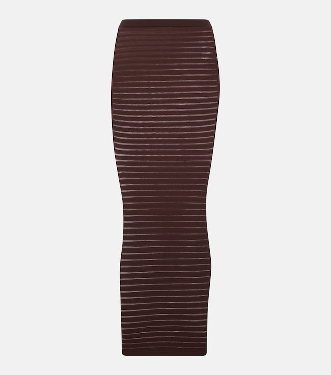 Striped maxi skirt | Alaïa