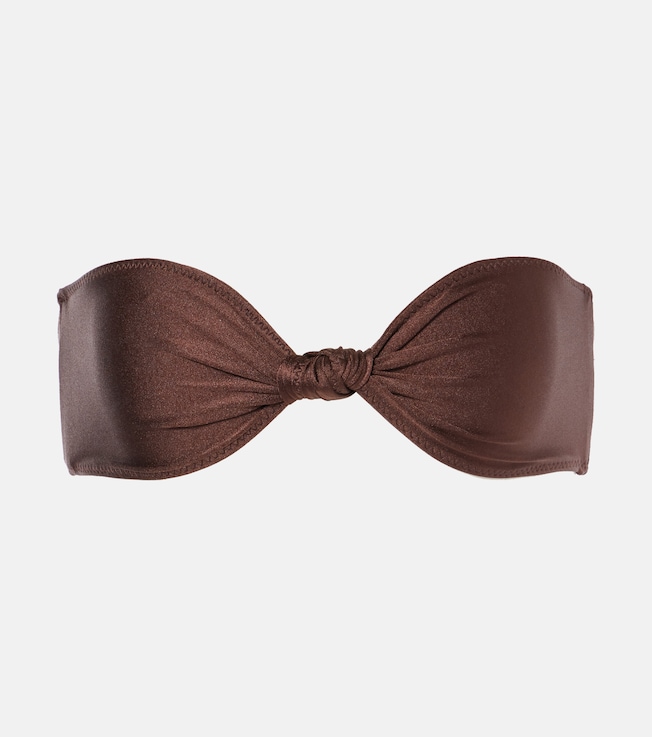 Knotted bandeau bikini top | Same