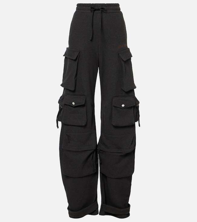 Cotton fleece cargo pants | The Attico