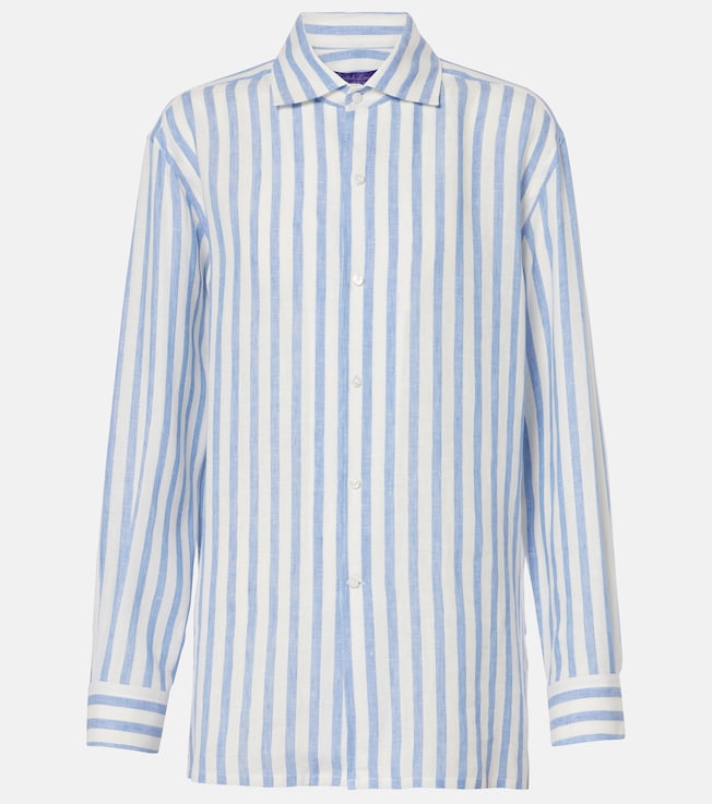 Striped linen shirt | Ralph Lauren Collection